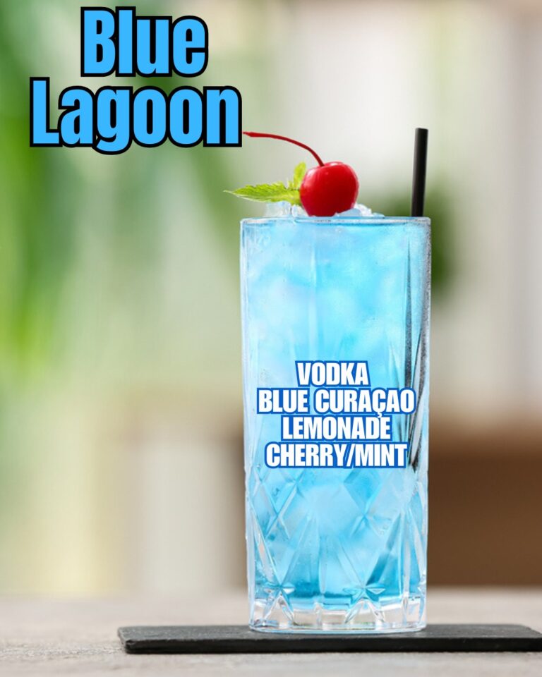 The Classic Blue Lagoon Cocktail