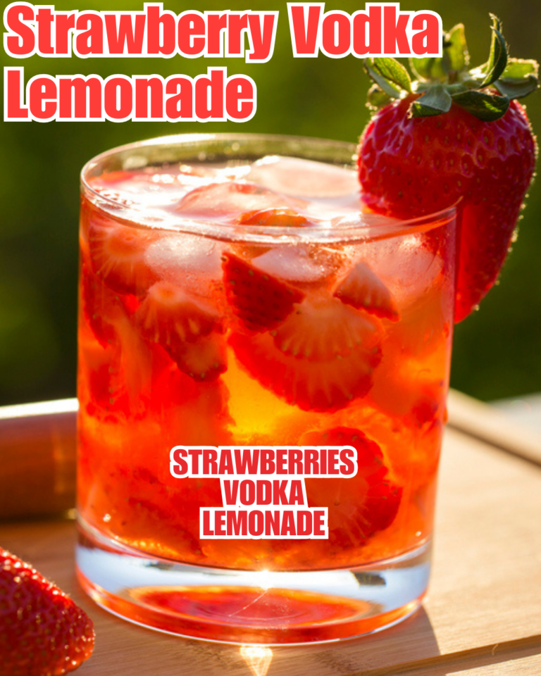 Strawberry Vodka Lemonade: Your Next Favorite Summer Drink