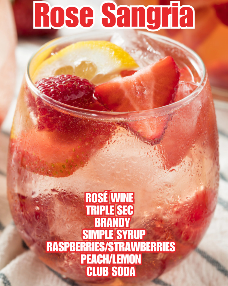 How to Make a Rose Sangria for Perfect Summer Parties