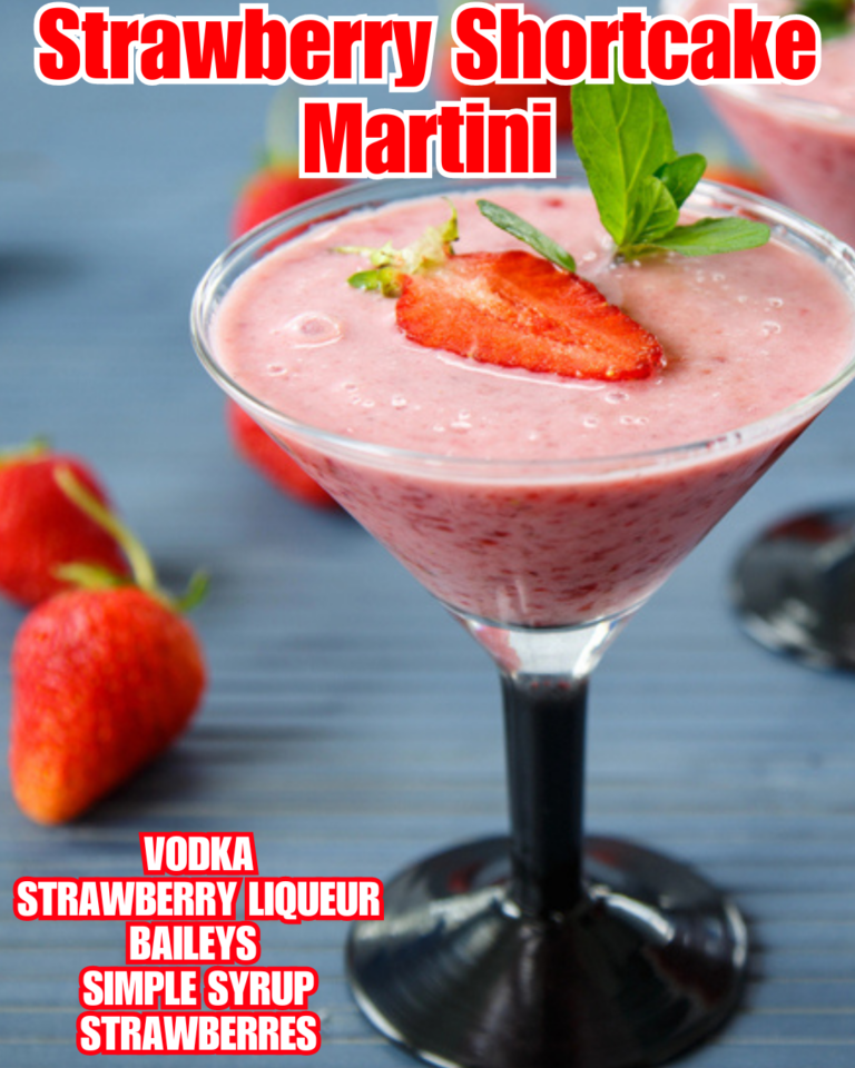 Strawberry Shortcake Martini: A Sweet Sip of Summer Bliss