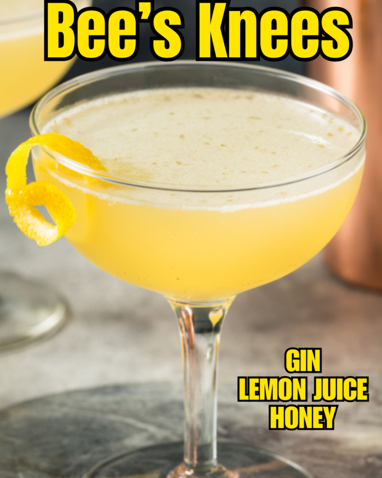 How to Make a Bees Knees Cocktail