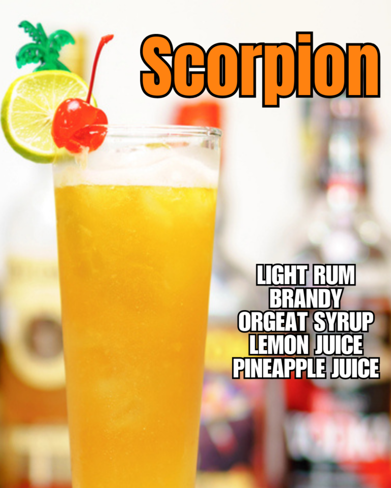 Scorpion Cocktail Recipe