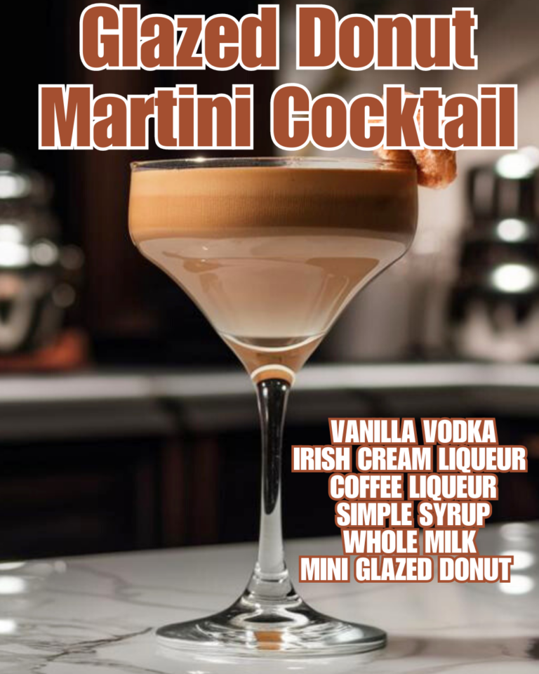 How To Make a Glazed Donut Martini