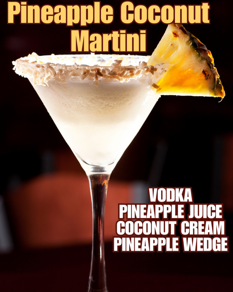 Pineapple Coconut Martini