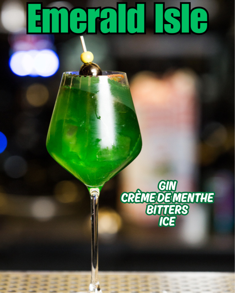 Making an Emerald Isle Cocktail