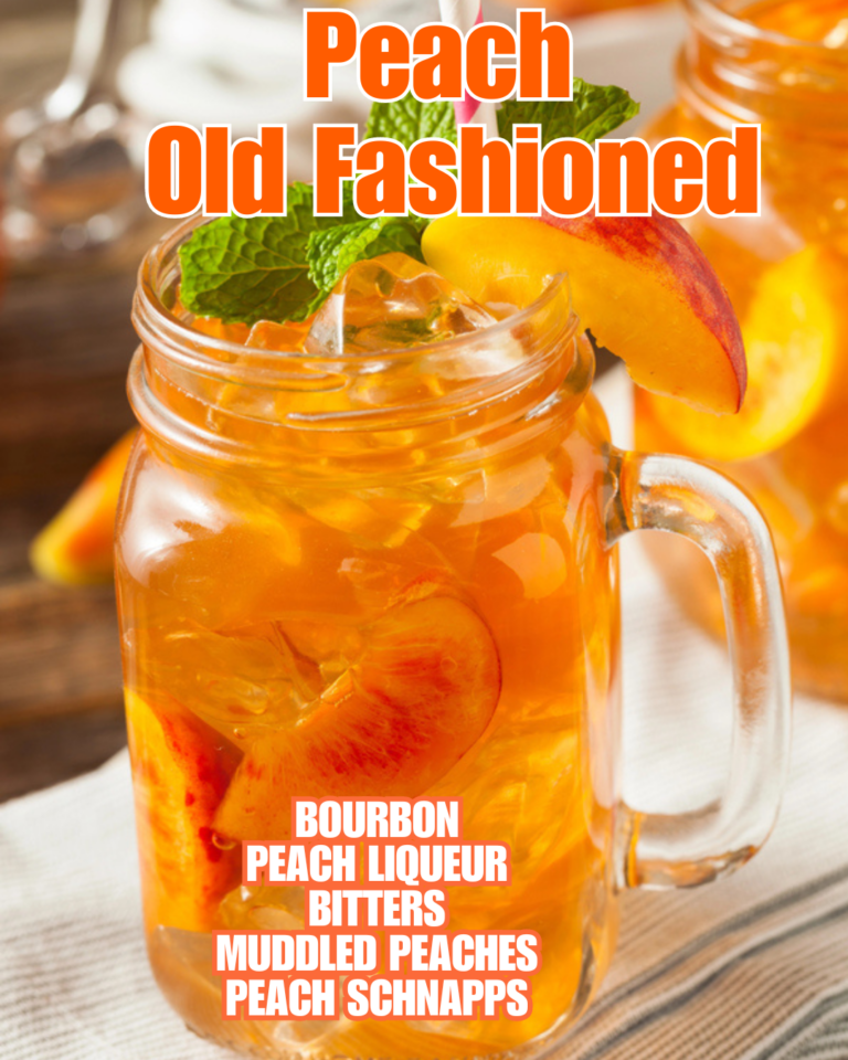Crafting A Peach Old Fashioned Drink